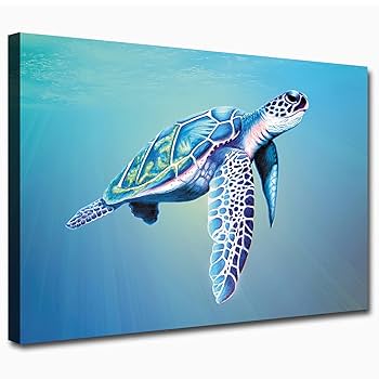 アート作品 アクリル画 命溢れる深海の生き物たちC 大きめキャンバス アクリル画xコラージュシリーズ＜海物語②＞布キャンバス。送料